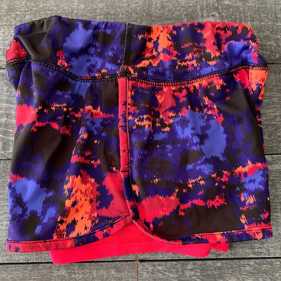 New Balance Girls Layered Performance Shorts - Picture 5 of 7